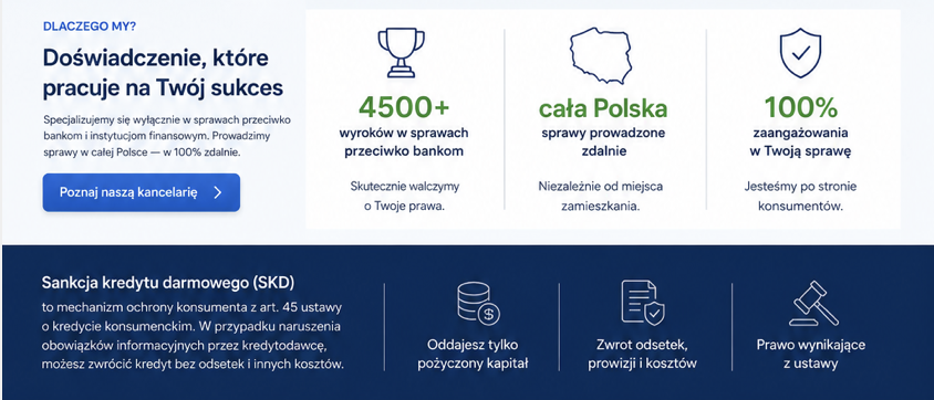 Doświadczenie, które pracuje na Twój sukces — 4500+ wyroków, cała Polska